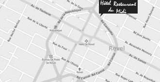 hotel Revel de charme carte